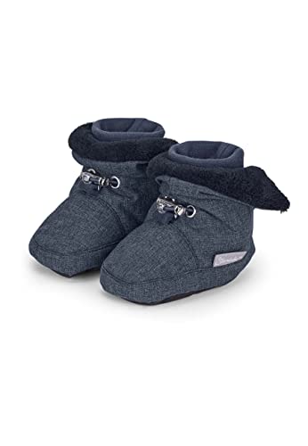 Sterntaler Baby-Jungen Melange Babyschuh, Blau Meliert, 15/16 von Sterntaler