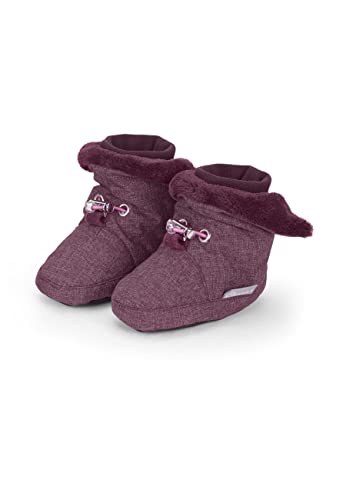 Sterntaler Baby-Jungen Melange Babyschuh, Pink, 17/18 von Sterntaler