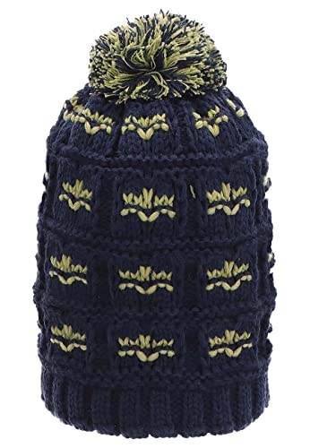 Sterntaler Baby Jungen Bommelmütze Mit Strukturmuster - Kappe Für Kinder, Gefüttert Mit Baumwollfleece - Marine, 49 von Sterntaler