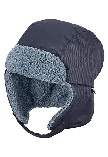 Sterntaler Baby - Jungen Mütze Baby Fliegermütze Outdoor mit Plüschfutter, marine, 51 von Sterntaler