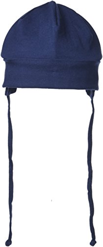 Sterntaler Unisex Beanie mit Bindebändern, Alter: ab 9-12 Monate, Größe: 47, Blau (Marine) von Sterntaler