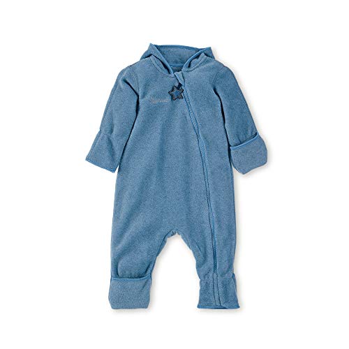 Sterntaler Baby - Jungen Overall Strampler, Mittelblau, 62 von Sterntaler