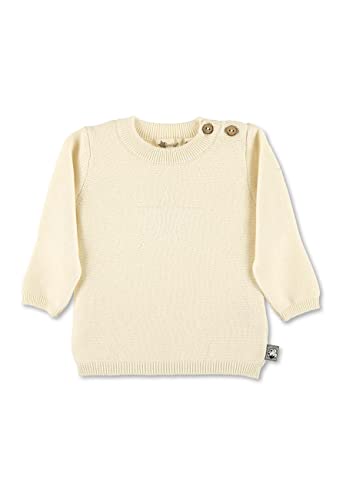 Sterntaler Baby Jungen Pullover GOTS Mit Stern Stickerei Und Knopfleiste - Natur, 74 von Sterntaler