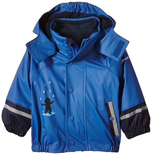 Sterntaler Baby-Jungen FLI AIR Blockringel Regenmantel, Blau (Kobaltblau 353), 80 von Sterntaler