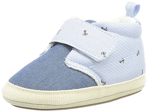 Sterntaler Jungen baby schoen Slipper, Blau Himmel 2301924, 17/18 EU von Sterntaler