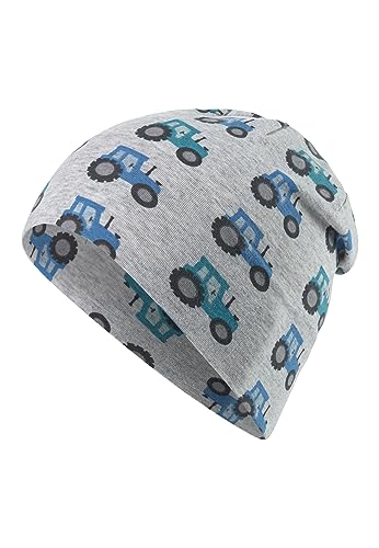 Sterntaler Baby-Jungen Slouch-Beanie Mütze, Silber, 49 von Sterntaler