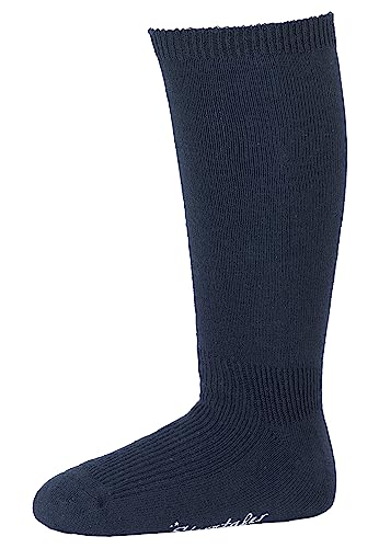 Sterntaler Baby - Jungen Kniestrümpfe Dp Uni Socken, Marine, 15-16 EU von Sterntaler