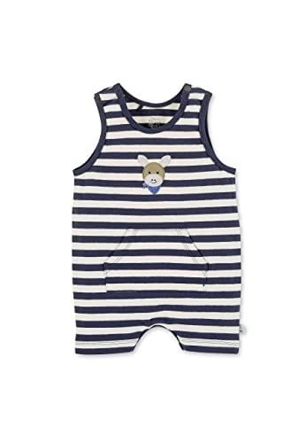 Sterntaler Baby Jungen Strampler GOTS Spieler Esel Emmi - Strampler Baby, Babystrampler - aus Baumwolle (GOTS zertifiziert) - marine, 86 von Sterntaler