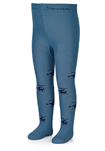 Sterntaler Baby Jungen Strumpfhose Baby Kleinkind Hubschrauber Strumpfhose - Babystrumpfhose - mit Hubschrauber - mittelblau, 74 von Sterntaler