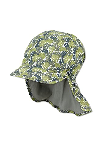 Sterntaler Baby Jungen Wende-Schirmmütze m.Nackensch. Wende Schirmmütze mit Nackenschutz Blätter - Wendemütze Kinder - aus Baumwolle - dunkelgrün, 49 Sterntaler Baby Jungen Wende-Schirmmütze m.Nackensch. Wende Schirmmütze mit Nackenschutz Blätter - Wendemütze Kinder - aus Baumwolle - dunkelgrün, 49 von Sterntaler
