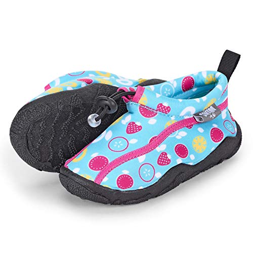 Sterntaler Baby - Mädchen Aqua-Schuhe mit Gummizug und rutschfester Sohle, Farbe: Türkis, Größe: 27/28, Alter: 4-5 Jahre, Art.-Nr.: 2512105 von Sterntaler