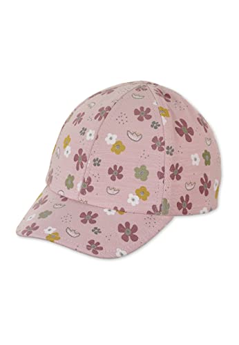 Sterntaler Baby Mädchen Baby Cap Baseball-Cap - Baby Baseball Cap, Kinder Basecap - aus Jersey Baumwolle mit Print - zartrosa, 49 von Sterntaler