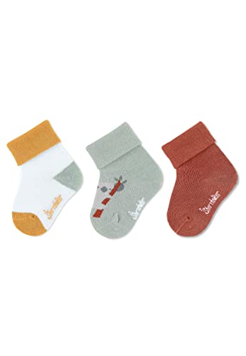 Sterntaler Baby Mädchen Baby Socken Baby-Socke 3er Pack Bambus - Socken Baby, Babysöckchen, Babysocken - aus Bambuszellstoff - gelb, 14 von Sterntaler