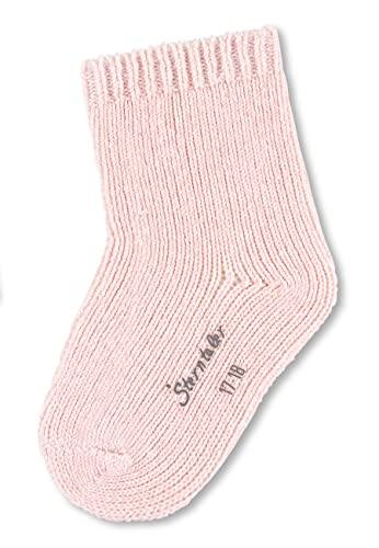 Sterntaler Baby - Mädchen Baby Socken Söckchen Uni Wolle, Rosa, 26 von Sterntaler