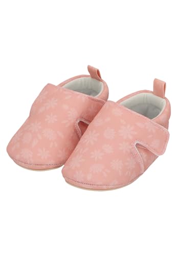 Sterntaler Babykrabbelschuh Blumen für Mädchen - Bequeme Krabbelschuhe mit Gänseblümchendruck - Babyschuhe Mädchen aus langlebigem Material - mattrosa, 18 von Sterntaler