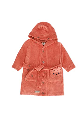 Sterntaler Baby Mädchen Bademantel Baby GOTS Bademantel Enna - Babybademantel, Kinderbademantel, Baby-Bademantel - Bio - koralle, 74/80 von Sterntaler