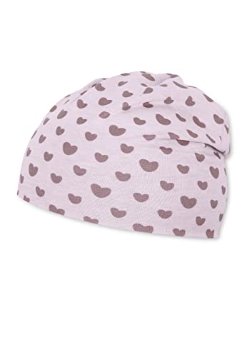 Sterntaler Baby Mädchen Beanie Baby Slouch-Beanie Herzen - Beanie Baby, Kinderbeanie, Babymütze - aus Baumwolle - flieder, 51 Sterntaler Baby Mädchen Beanie Baby Slouch-Beanie Herzen - Beanie Baby, Kinderbeanie, Babymütze - aus Baumwolle - flieder, 51 von Sterntaler