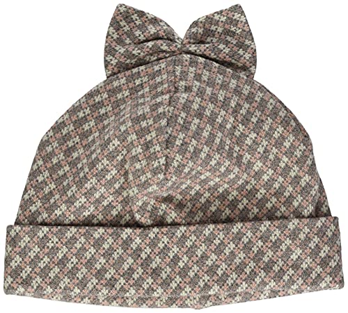 Sterntaler Baby-Mädchen Beanie Schleife kariert Mütze, Rosa Mel, 49 von Sterntaler