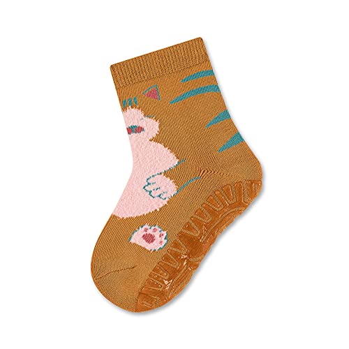 Sterntaler Baby-Mädchen FLI AIR Katze Hausschuh-Socken, Hellbraun, 18 von Sterntaler