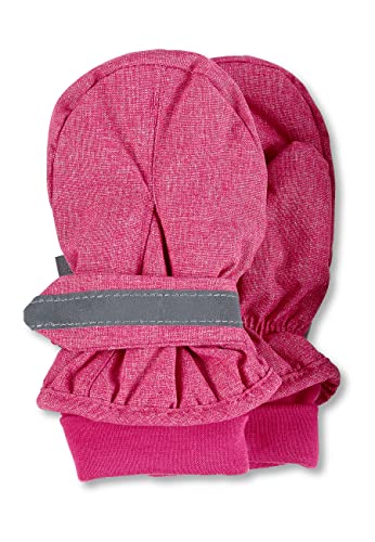 Sterntaler Fäustel für Kinder, Handschuhe, Wasserabweisend und reflektierend, Alter: 12-18 Monate, Größe: 1, Pink (Magenta Melange) von Sterntaler