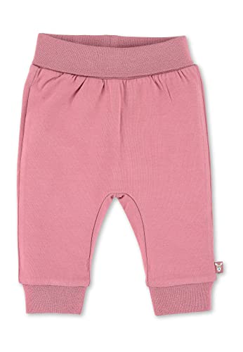 Sterntaler Baby Mädchen Hose Baby GOTS Hose uni Emmi - Baby Hose, Kinder-Hose, Baby-Hose - mit "Mitwachsbund" und Stickerei - rosa, 50 von Sterntaler