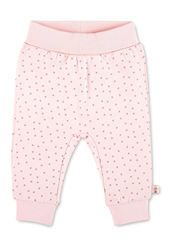 Sterntaler Baby Mädchen Hose Baby GOTS Hose getupft Emmi - Baby Hose, Kinder-Hose - mit "Mitwachsbund" und Stickerei - rosa, 56 von Sterntaler