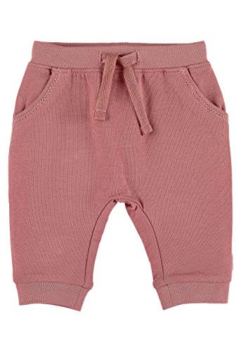 Sterntaler Baby - Mädchen Hose Baby Sweathose mit Umschlag, Hellrot, 56 von Sterntaler