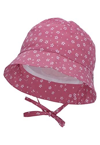 Sterntaler Baby Mädchen Hut Baby Hut Blumen - Baby Hut, Kopfbedeckung Baby Sommer, Sommerhut Baby - aus Baumwolle - pink, 51 von Sterntaler