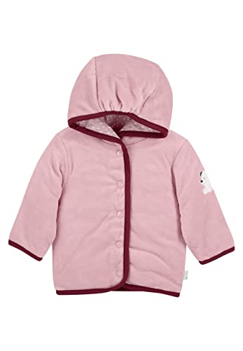 Sterntaler Baby - Mädchen Kapuzenjacke Nicki Eisbär Elia, Rosa, 68 von Sterntaler