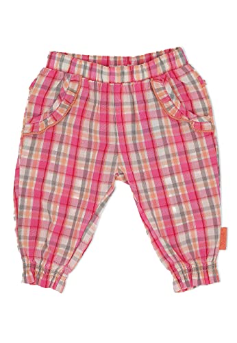 Sterntaler Baby-Mädchen Karostyle Girl Hose, Koralle, 74 von Sterntaler