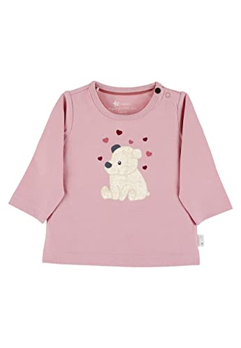 Sterntaler Baby - Mädchen Langarmshirt Baby Langarm-shirt Eisbär Elia, Rosa, 56 von Sterntaler