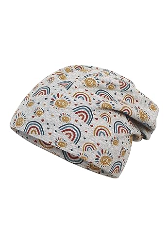 Sterntaler Baby - Mädchen Mütze Baby Beanie Mütze Regenbögen, mehrfarbig, 53 von Sterntaler