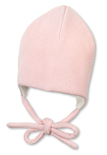 Sterntaler Baby - Mädchen Mütze Baby Beanie Mütze Rippenoptik, Rosa, 39 von Sterntaler