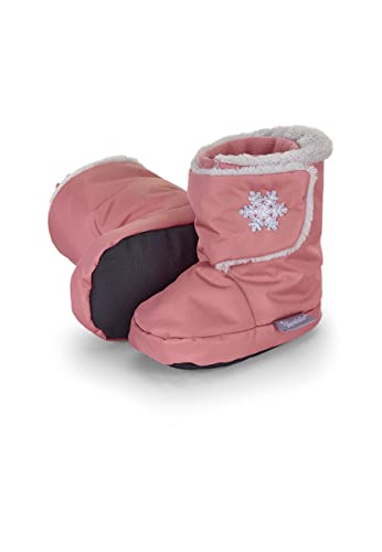 Sterntaler Baby Mädchen Schneeflocke Babyschuh - Babystiefel, Babystiefelchen - Mid-Top Babyschuh atmungsaktiv mit Kunststoff Sohle - rosa, 16 von Sterntaler