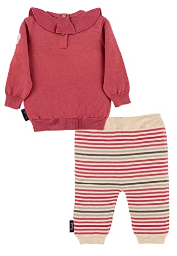 Sterntaler Baby Mädchen Set Shirt und lange Hose Set Strick Shirt und Hose Maus Mabel GOTS - Langarmshirt Kinder, Kindershirt - rosa, 62 von Sterntaler