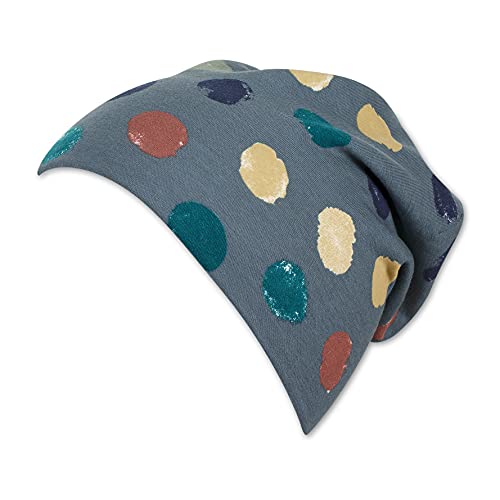 Sterntaler Baby-Mädchen Slouch-Beanie Klecks Mütze, Mittelblau, 51 von Sterntaler