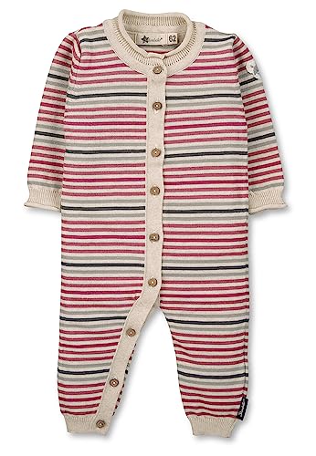 Sterntaler Baby Mädchen Strampler Strick Strampler Einteiler GOTS Maus - Strampler Baby, Babystrampler, Strampleranzug Baby - rosa, 62 von Sterntaler