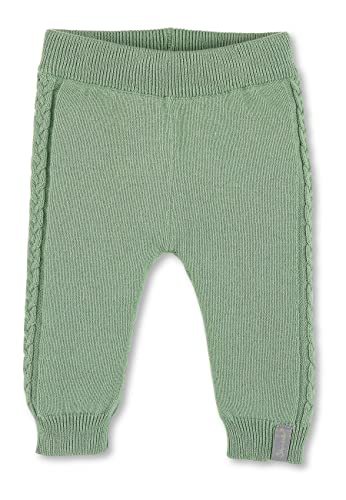 Sterntaler Baby Mädchen Strickhose Baby GOTS Strick-Hose Zopfmuster Babyhose - Baby Strickhose - mit Zopfmuster und Bündchen - grün, 62 von Sterntaler