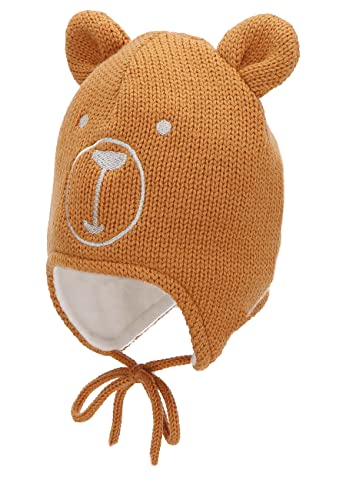 Sterntaler Baby Mädchen Strickmütze Baby Strickmütze - Baby Strickmütze, Mütze Baby, Kappe Kinder - aus Wolle mit Bindeband - hellbraun, 51 Sterntaler Baby Mädchen Strickmütze Baby Strickmütze - Baby Strickmütze, Mütze Baby, Kappe Kinder - aus Wolle mit Bindeband - hellbraun, 51 von Sterntaler