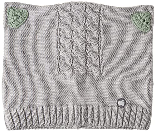 Sterntaler Baby-Mädchen Strickmütze Öhrchen Mütze, Silber Mel, 45 von Sterntaler