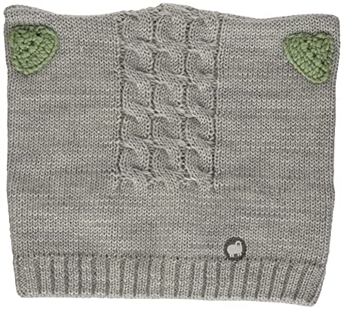 Sterntaler Baby-Mädchen Strickmütze Öhrchen Mütze, Silber Mel, 49 von Sterntaler