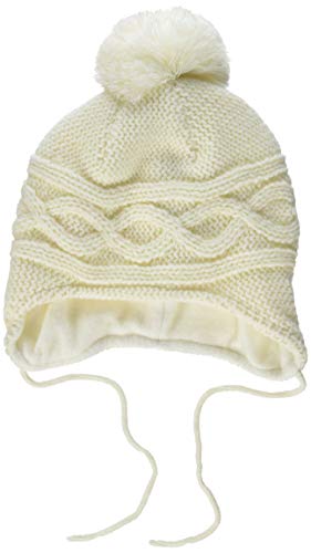 Sterntaler Baby - Mädchen Strickmütze Strickmütze, Ecru, 41 von Sterntaler