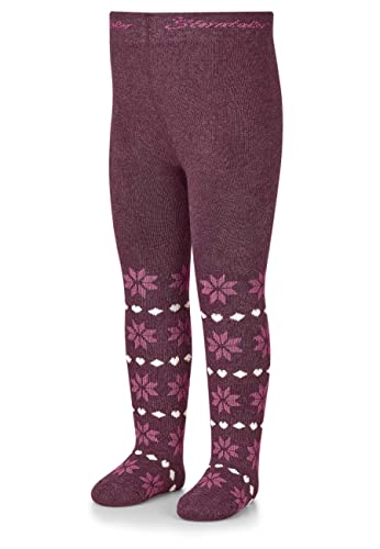 Sterntaler Baby Mädchen Strumpfhose Baby Kleinkind Schneesterne Strumpfhose - Babystrumpfhose - mit Sterne Motiv und Vollplüsch - pink, 62 von Sterntaler