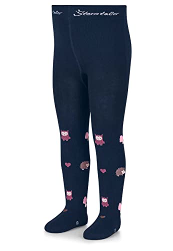 Sterntaler Baby Mädchen Strumpfhose Baby Kleinkind Waldtiere Strumpfhose - Babystrumpfhose - mit Waldtiere Motiv - marine, 74 von Sterntaler