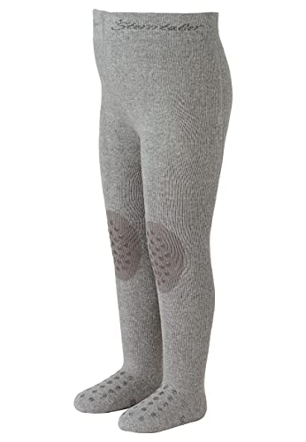 Sterntaler Baby - Mädchen Krabbelstrumpfhose Uni Strumpfhose, Silber Mel., 80 von Sterntaler