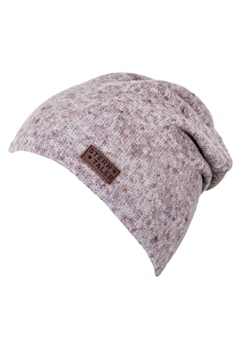 Sterntaler Baby - Mädchen Strickmütze Baby Beanie Mütze Strickoptik, Lila, 51 von Sterntaler
