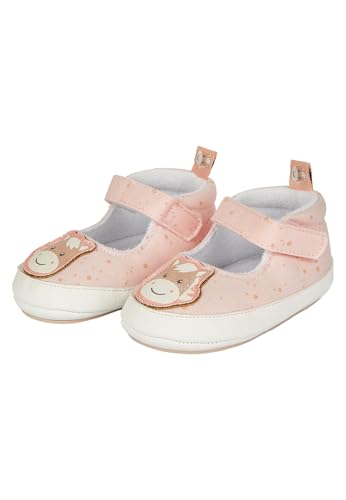 Sterntaler Baby Sandalen Sunny - Mädchen Sandale aus Canvas mit Applikation Pferdekopf - Sommer Schuhe Kleinkind mit Klettverschluss und Rutschfester Sohle, zartrosa, Größe 16 von Sterntaler