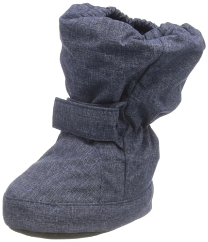 Sterntaler Jungen Baby Stiefel mit Klettverschluss, Blau (Blau Melange 306), 19/20 EU von Sterntaler