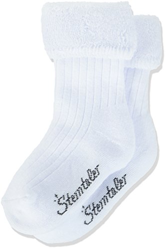 Sterntaler Unisex Baby Baby-söckchen Uni Socken, Weiß, 15/16 EU von Sterntaler