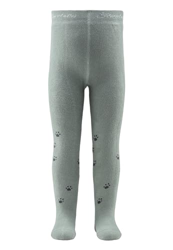 Sterntaler Baby Strumpfhose mit Motiv Eisbär, Unisex - Po-Motiv Eisbär - mit weichem Innenfrottee - steingrün, 86 von Sterntaler